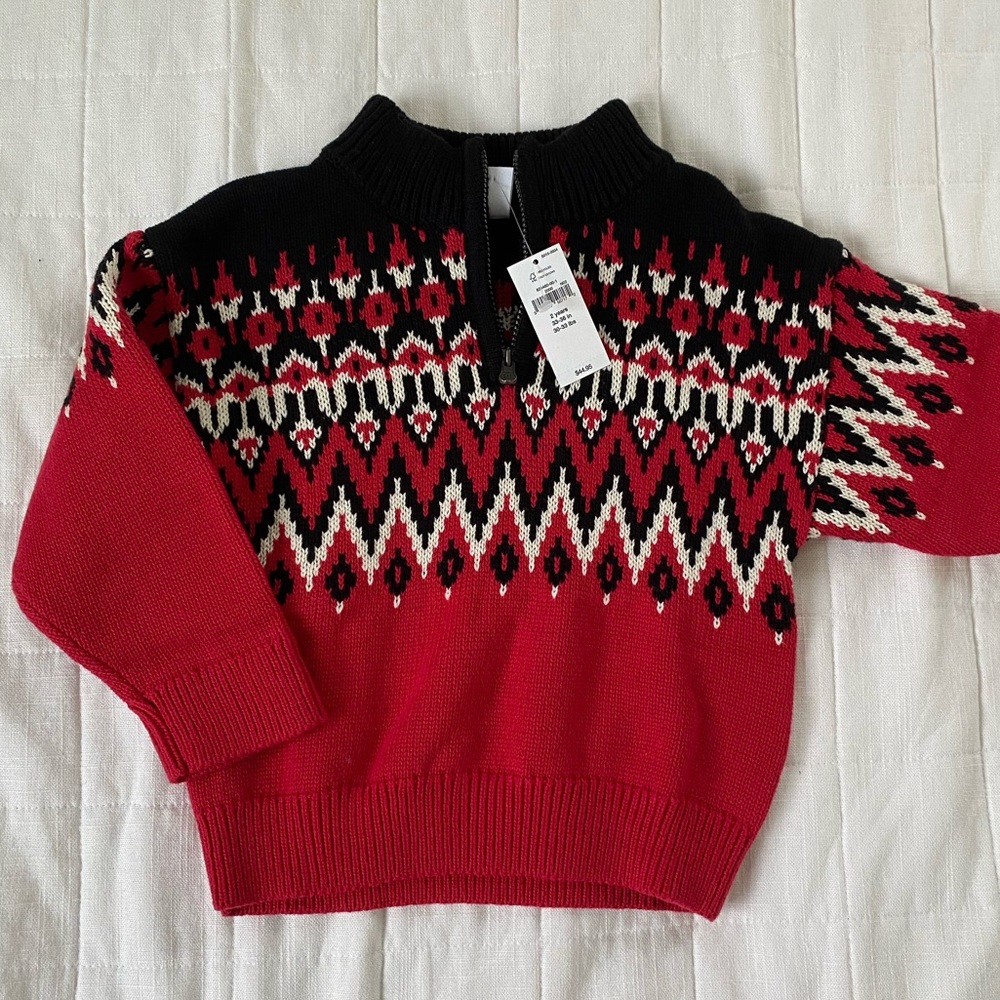 Baby Gap quarter zip sweater